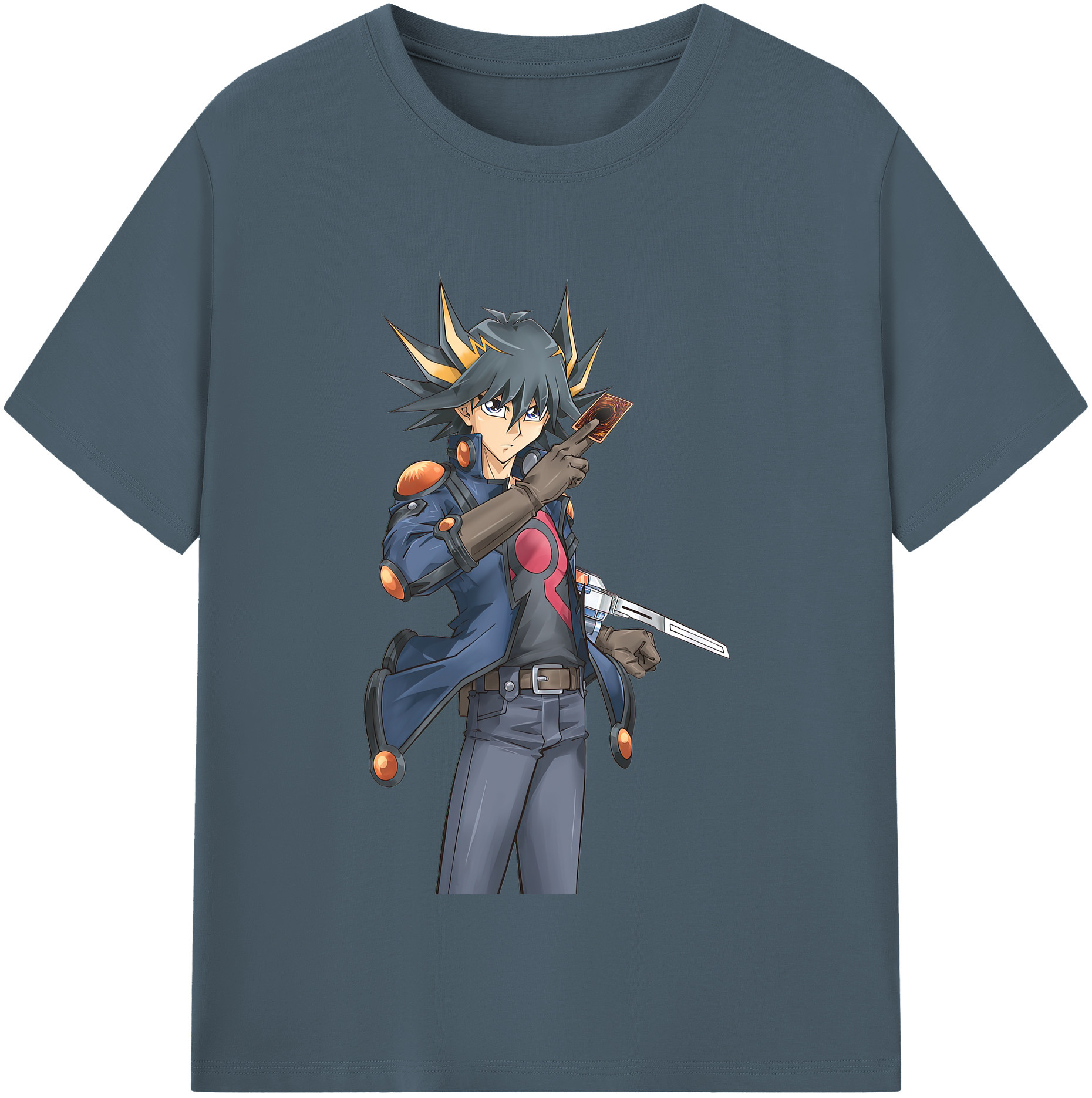 （画像用） 遊☆戯☆王 Yu-Gi-Oh! 綿100％半袖Tシャツ（フロントプリント）